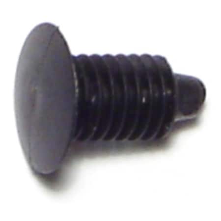 Midwest Fastener 3/16" x 0.4" Black Plastic Hole Shield Clips 10PK 69143